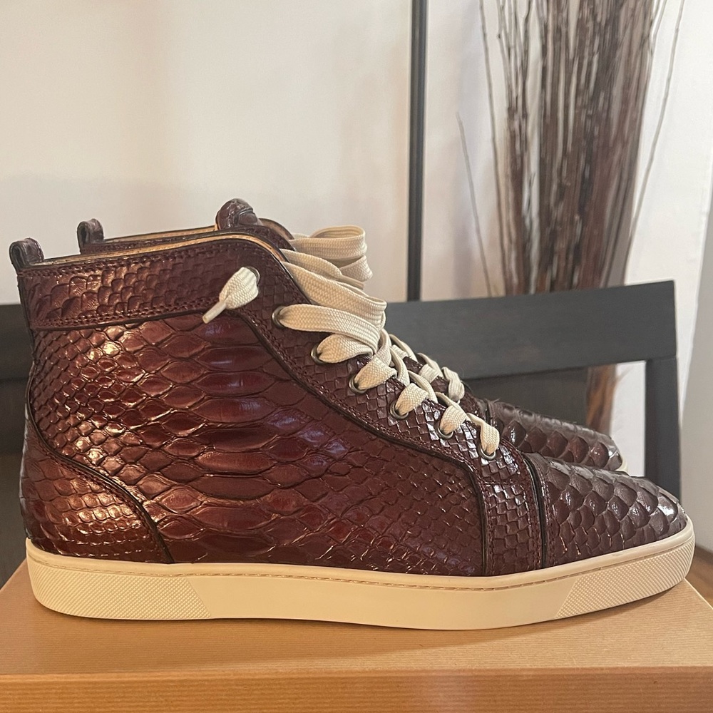 CHRISTIAN LOUBOUTIN PYTON SNEAKER